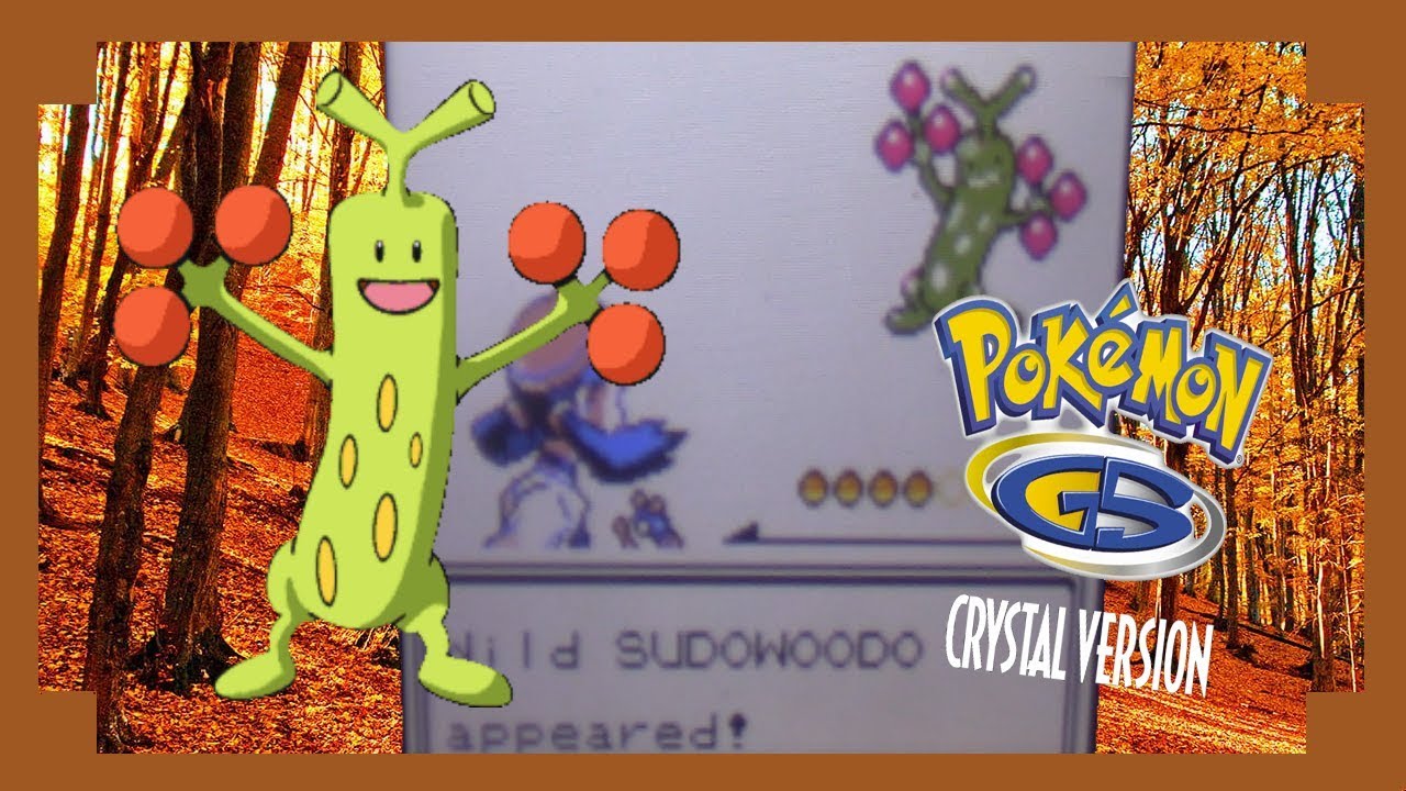 Pokemon Crystal Live Shiny Sudowoodo after only 486 Sr's