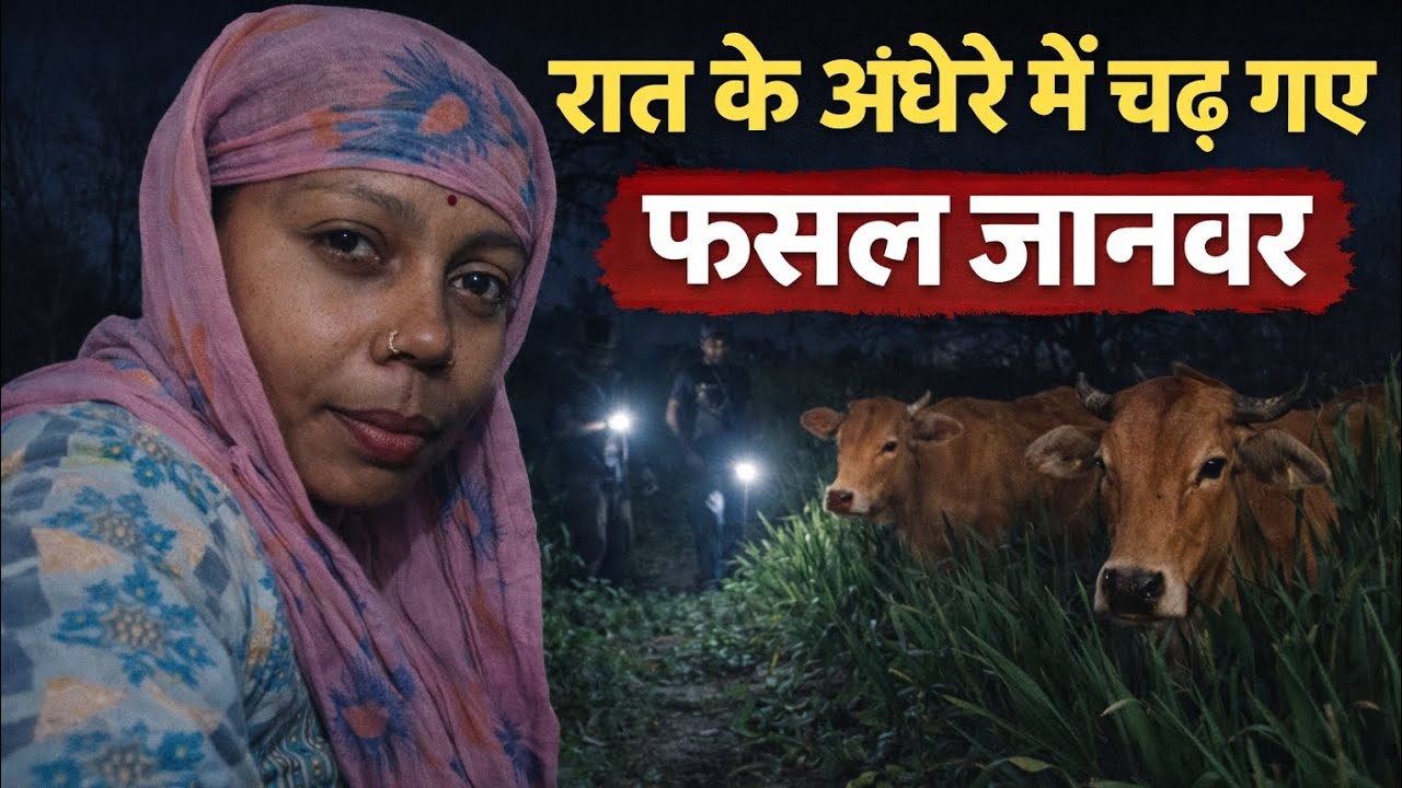 रात के अंधेरे खा गए सारे फसल