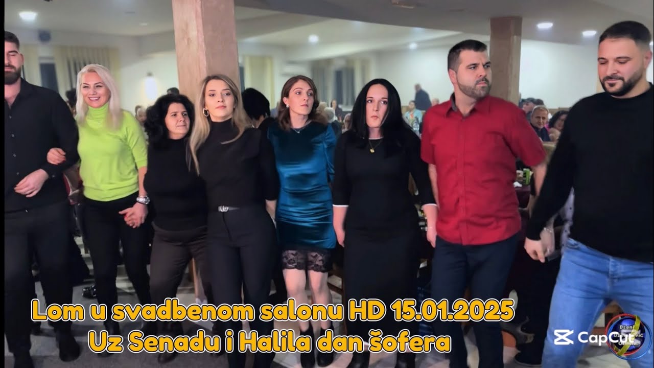 Lom u svadbenom salonu HD Zivinice dan sofera uz Senadu i Halila 15.01.2025