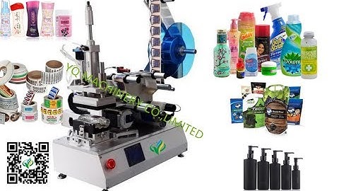 Demo video for instruction on how to use semi auto desktop labeling machine