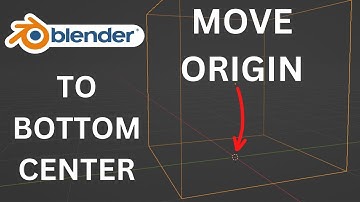 PERFECTLY align the ORIGIN of ANY OBJECT at the CENTER BOTTOM in BLENDER