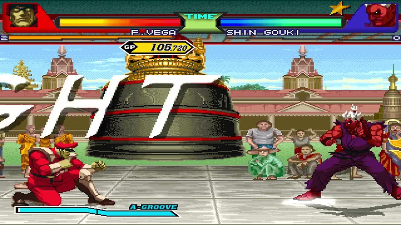 NICK54222 MUGEN: Final M. Bison VS Shin Akuma