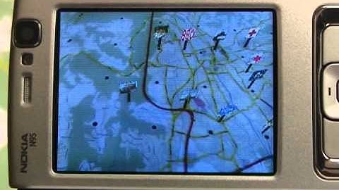 Real time 6DOF Map Tracking on a Nokia N95 Phone