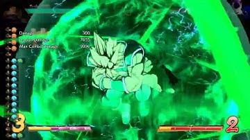 DBFZ v1.29 S Broly 5m sparkless TOD Combo