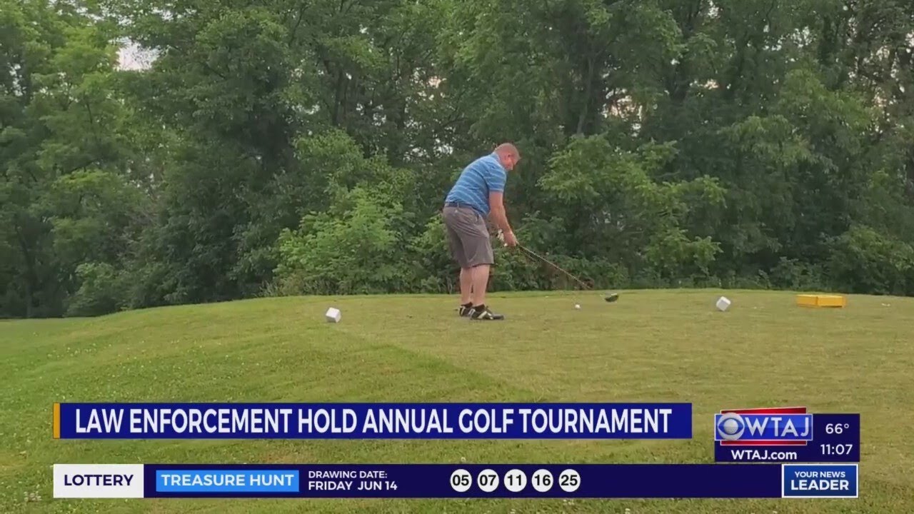 Blair County first responders tee off at memorial golf tournament - YouTube