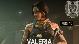 Call of Duty Modern Warfare 2 - GHOST and VALERIA looks each other.