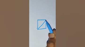 one line draw the entire shape and line cannot overlap answer this question ⁉️ #shorts