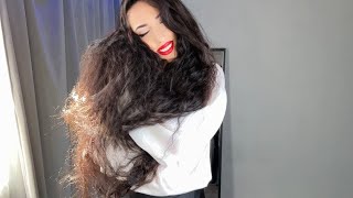 Wavy Hair, Unbraiding, Combing, Bun, Braid (Patreon/Sellfy)