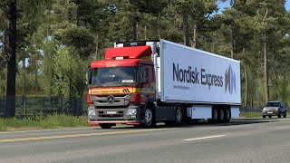 Mercedes-Benz Actros MP3 V 1.3.3 | Krone SDR Cool Liner v8.0 | Euro Truck Simulator2 [1.49].