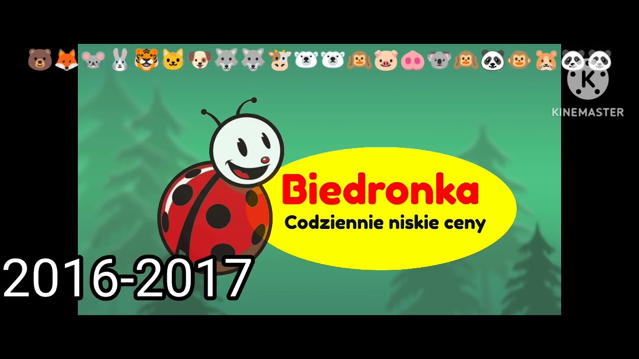 Biedronka logo history