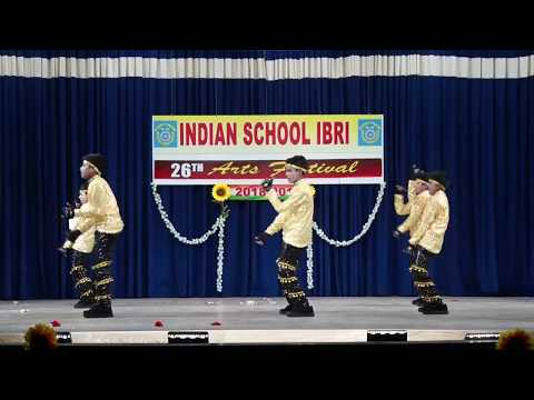 guleba group dance by indian school ibri boys