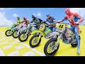 GTA V NEW EPIC STUNT RACE BY CAR &amp; MOTORCYCLES - SUPER RIVER CHALLENGE