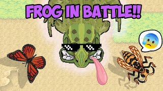 Pocket ants: FROG IN BATTLE!