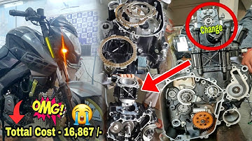Pulsar ns200 | Full Engine Rebuild | Ns200 Engine Repair 😥