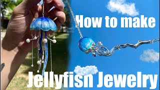 How to Make Jellyfish Jewelry |如何製作水母珠寶藝術#jewellery #howtomake #jewelrymakingvideos