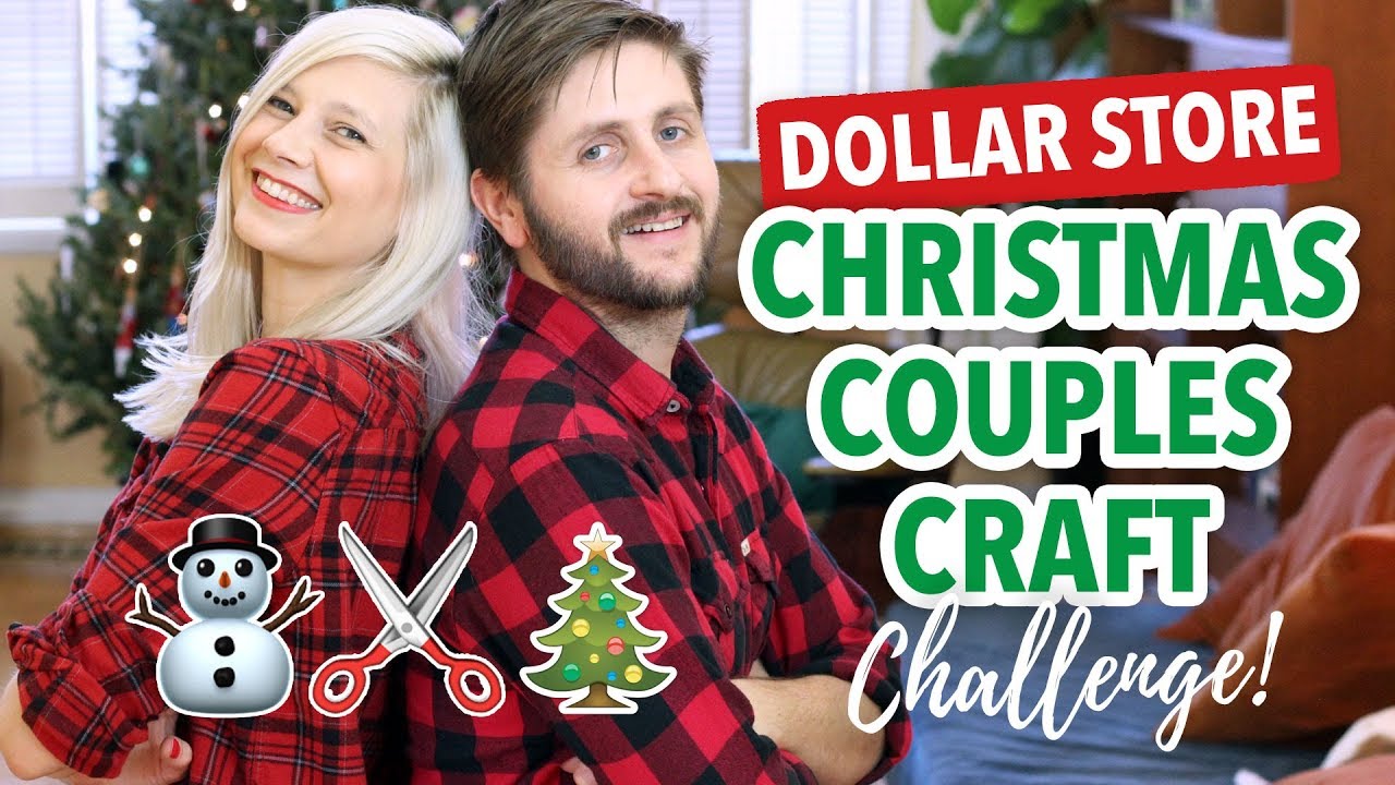 DIY Dollar Store Christmas Couples Craft Challenge - HGTV Handmade 