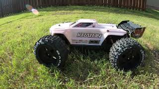 Arrma kraton 4s backyard bash