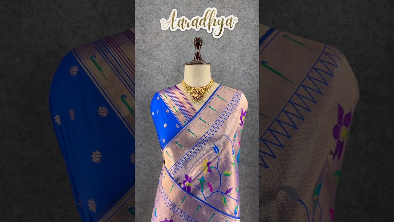 All Over Jaal Weaving Brocket Paithani Soft Silk Saree