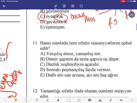 9-cu sinif buraxılış  Azərbaycan dili sualları izahı 🔈