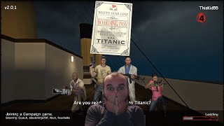 Playing On The Titanic In L4D2! - Left 4 Dead 2 Custom Map (RMS Titanic)