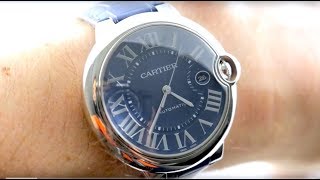 unclasping a cartier watch