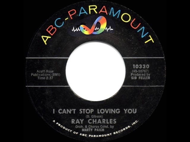 1962 HITS ARCHIVE: I Can’t Stop Loving You - Ray Charles (a #1 record--45 single version) class=