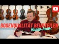 Der Geigenbogen: So ist er gebaut, so erkennt Ihr ob er was taugt Mp3 Song