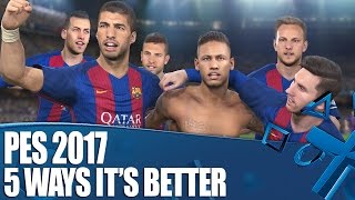 PES 2017 PS4 Gameplay - 5 Ways It's Better This Year screenshot 5