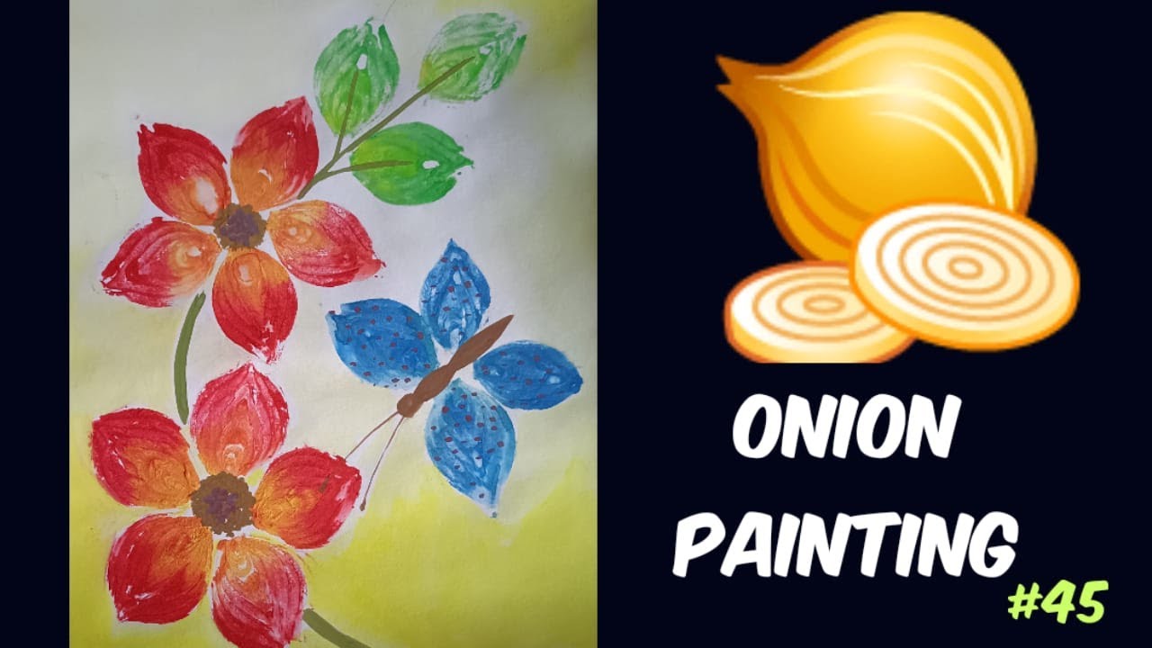 Onion Painting    How to Draw Onion Painting      45