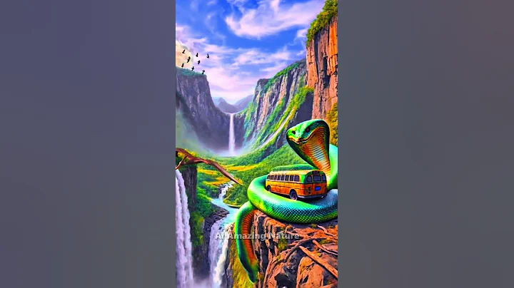 Python vs Bus | Travel Exploring | Amazon Jungle #shorts #wow #nature