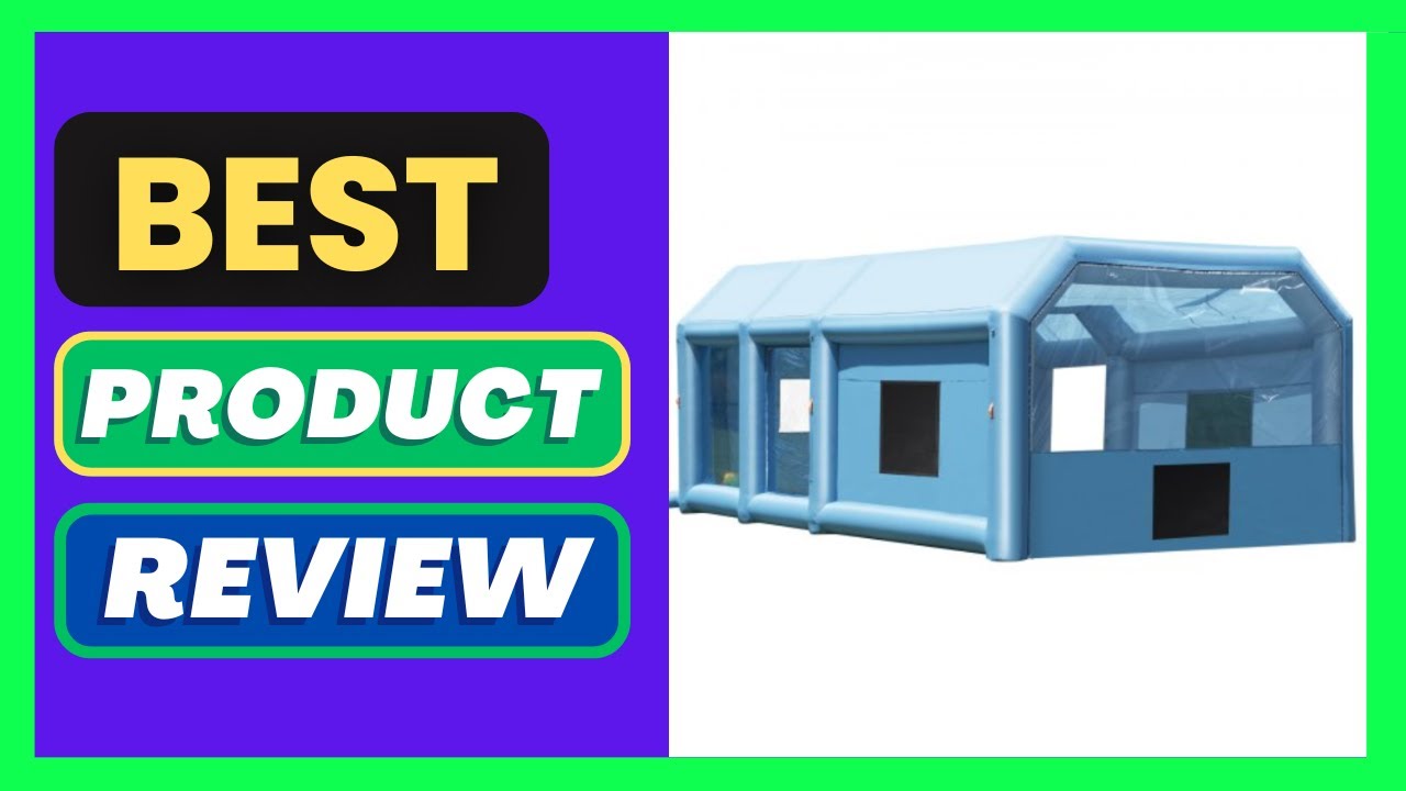 VEVOR Inflatable Paint Booth, 32.8 x 21 x 14.8 ft