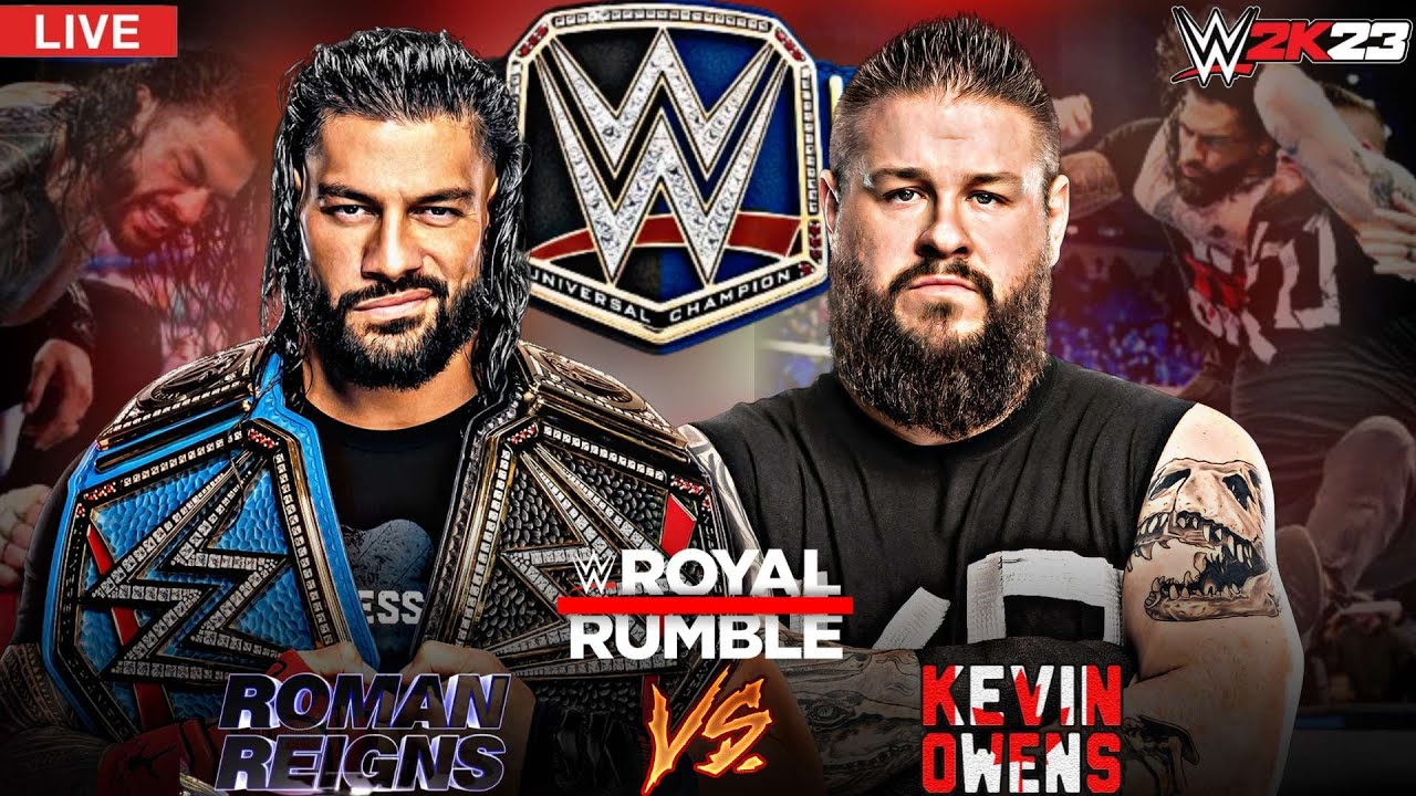 TEAM ROMAN REIGNS VS TEAM KEVIN OWENS ROYAL RUMBLE 2023 MATCH