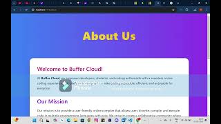 CLOUD BASED IDE BUFFER CLOUDS REACT+VITE