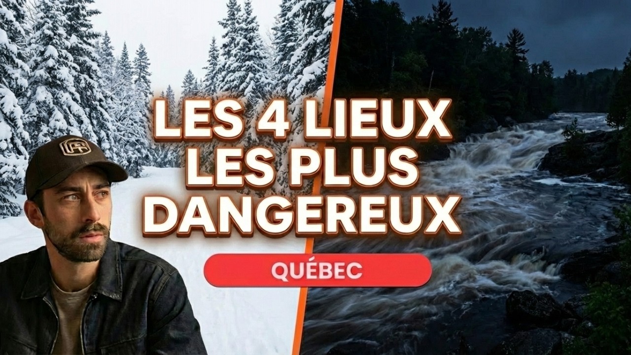 Québec : 4 destinations POPULAIRES  mais DANGEREUSES (sans préparation)