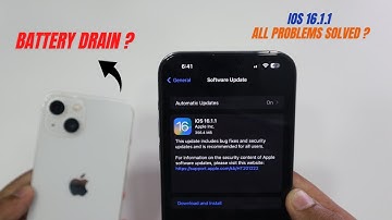 iOS 16.1.1 is out ! All problems solved for iPhone users ?