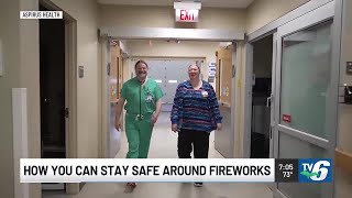 Fire & health officials urge firework safety ahead of Fourth of July