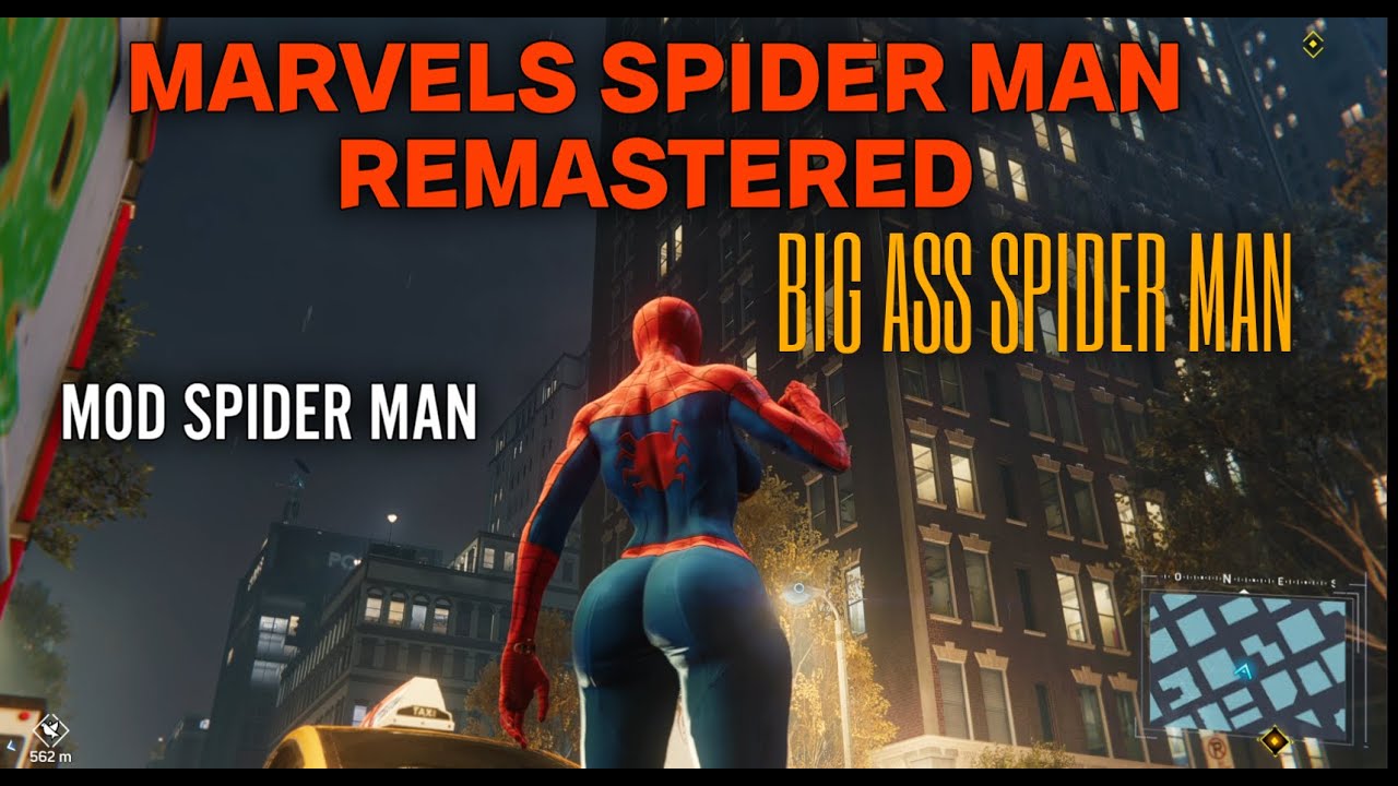 Marvel's Spider Man Remastered MOD Spiderman Big Ass - YouTube