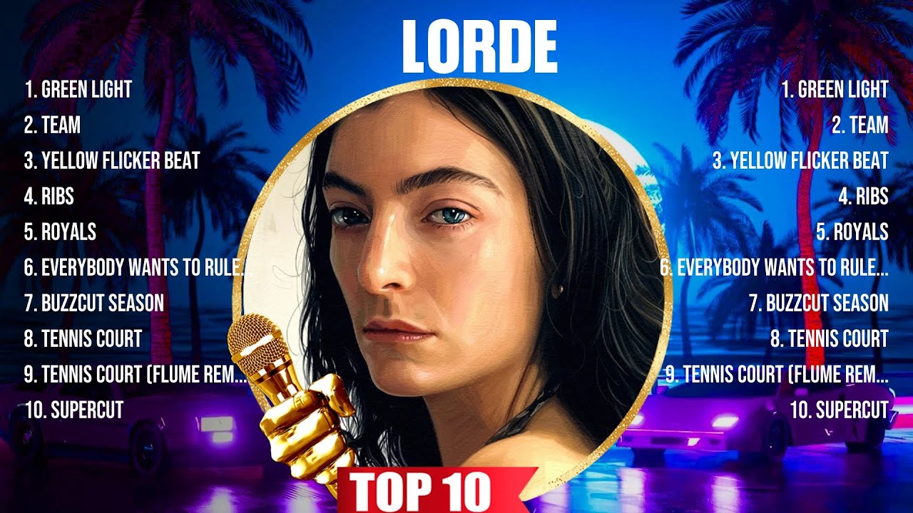Lorde Top Of The Music Hits 2024 Most Popular Hits Playlist YouTube