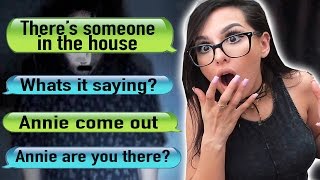 THE CREEPIEST TEXT EVER | annie96 is typing Reaction
