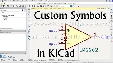 Custom Symbols in KiCad: LM3900 Norton Amplifier Example -- First Attempt (PCB Layout)