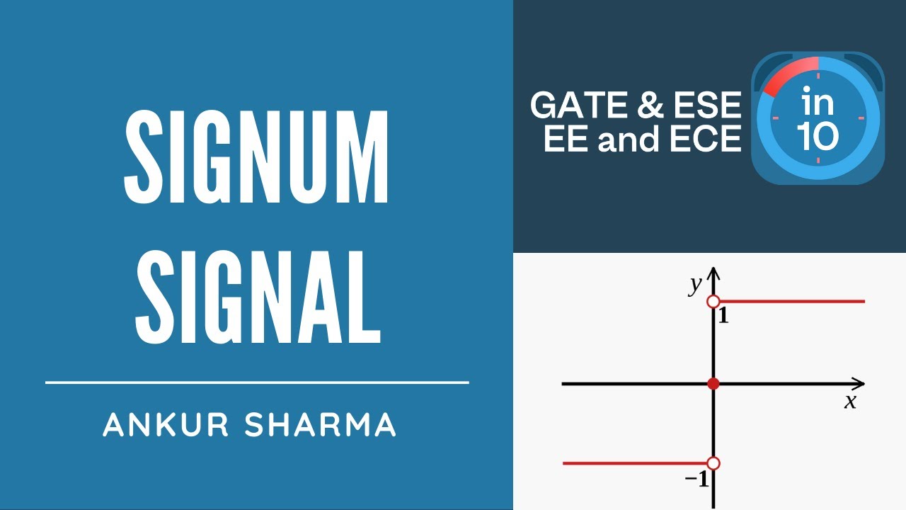 Signum Signal I Signals & System | GATE & ESE Electrical, Electronics ...