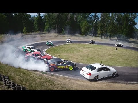 GoPro: Twelve Car Tandem Drift
