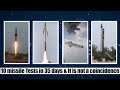 10 Missile Tests In 35 Days & It Is Not A Coincidence