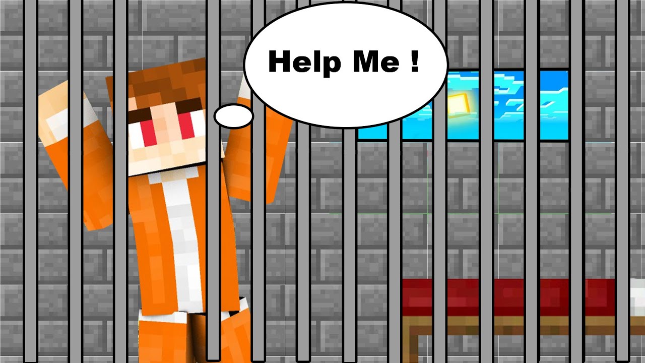 POLICE PUT ME IN JAIL because of it .......| Minecraft Prison Escape | Mr Gamer AS