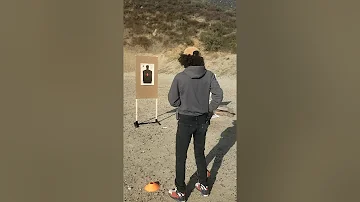 Te'Amir's private defensive shooting lesson at Burro Canyon