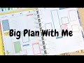 Plan With Me | Planning Essentials | Big Vertical | The Happy Planner