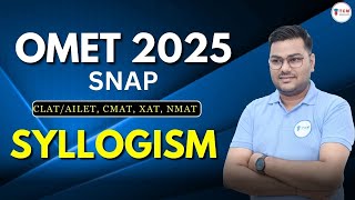 SNAP 2025 Basic Syllogism Reasoning Tricks | SNAP PYQs Practice CMAT, XAT, NMAT, CLAT/AILET #snap