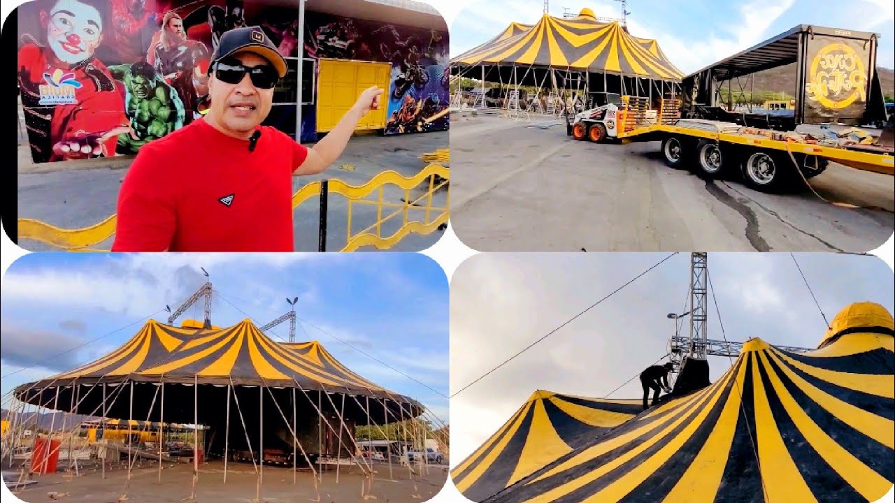 CIRCO PORTO RICO CHEGOU NA CIDADE DE ITAPIPOCA PARQUE DE EXPOSIÇÕES CE,