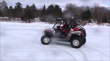 Polaris RZR S ice donuts