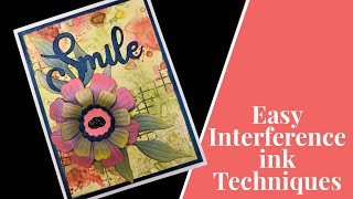 Easy Interference ink Techniques | Lisa Horton colour combo for July 2026